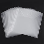 10PCS Large Stamp & Dies Storage Pockets Transparent Plastic Seal Bags Storage by Briartw