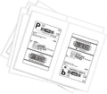 BESTEASY 16000 Round Corner Half Sheet Self Adhesive Shipping Labels by BESTEASYLABELPRINTER