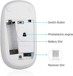 VssoPlor Wireless Mouse, 2.4G Slim Portable Computer Laptop Mouse - Image 7