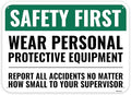 1PC Safety Sign, 14 x 10 Inches by Venicor
