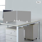4PCS Desk Dividers Office Partitions, Privacy Desk Panel Protective, Frosted - Image 4