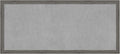 Amanti Art Grey Framed Magnetic Board 23x51 Oversize Vision Board by AmantiArt