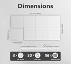 G Gamit Large Felt Wall Tiles Bulletin Board, Large Cork Board Alternative - Image 2