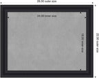 Amanti Art Black Framed Magnetic Board 22x28 Medium Vision Board - Image 2