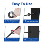 BLIKA 20Pack Black Cable Railing Adhesive Sleeves - Image 5