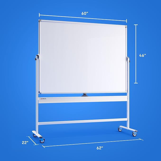 Rolling Dry Erase Board 60 x 46 - Image 9