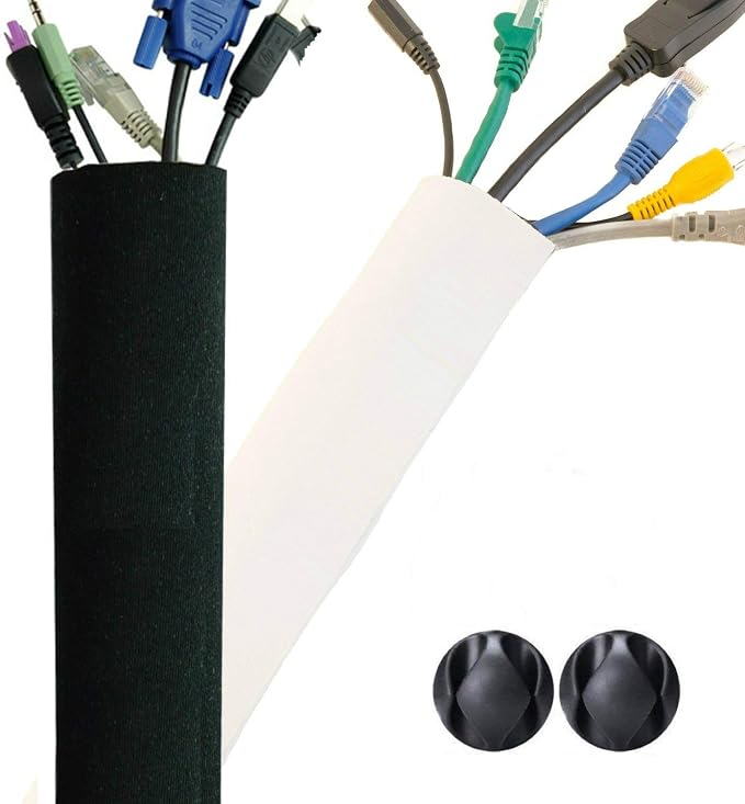 Premium 63'' Cable Management Sleeve, Best Cords Organizer by ProMaster