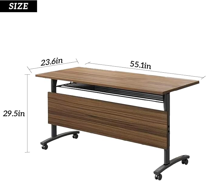 LKATOR Portable Conference Table, Folding Office Table - Image 3