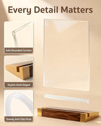3 Pack Acrylic Sign Holder 8.5 x 11 Inch - Image 6
