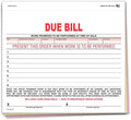 Vehicle Due Bill Form by Unknown