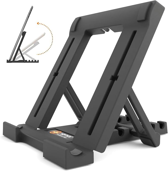 Portable Tablet Stand for Desk, Non-Slip Base, Foldable & Travel-Friendly for by GreatProductsGroup2