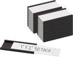Whiteboard Magnets Label Holders 30 Pack 1'' x 2'' - Image 7