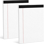 Legal Pads 8.5 x 11 White Note Pads 8.5 x 11 In 2 Pack Notepads 8.5 x 11 by Aidunmis