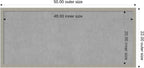 Amanti Art Grey Framed Magnetic Board 22x50 Oversize Vision Board - Image 3