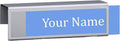 4-Pack 8.5" x 2.5" Cubicle Partition Name Tag by Plastic+Products+Mfg