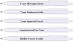 RevMark Personalized Ballpoint Pen, Custom Printed Name, Business or Event by RevMark