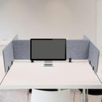 ReFocus Raw Clamp-On Acoustic Desk Divider Mounted Privacy Panel Set – Reduce - Image 4