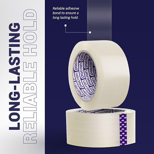 Clear Packing Tape -12 Heavy-Duty Wrapping Tape - Image 5