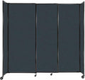 Versare Straightwall Sliding Portable Wall Partition | Freestanding Office by VERSARE