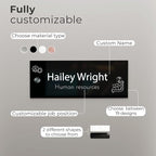 EGD Acrylic Door Name Plate Personalized I Custom Acrylic Sign I Cute Office - Image 2