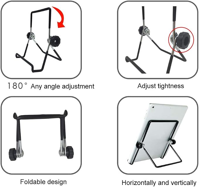 CATHATRR Holder 180° Adjustable Angle Foldable Metal Stand Mount - Image 4