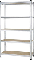 Amazon Basics 5 tier, Medium Duty Storage Shelving Double Post Press Board Shelf by AmazonBasics