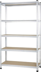 Amazon Basics 5 tier, Medium Duty Storage Shelving Double Post Press Board Shelf by AmazonBasics