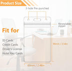 100 Pack Retractable Badge Reel Clips - Image 3