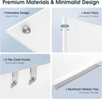 MaxGear Glass Whiteboard Tempered Magnetic Dry Erase Board 72 x 48 Inch Ultra - Image 3