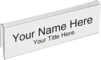 50-Pack 8.5" x 2" Acrylic Name Plate by PeopleSpotterbyPlasticProductsMFG