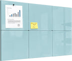Comix Magnetic Dry Erase Board, 6 Pack, 11.8 x 11.8 Inches, Modular Whiteboard by Comix