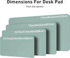 Aothia Leather Desk Pad Protector, Mouse Pad, Office Desk Mat, Non-Slip PU - Image 7