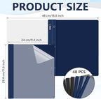 Feifeiya 48 Pack Plastic Report Covers - Image 2