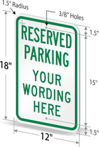 SmartSign Custom Reserved Parking Sign - Image 6