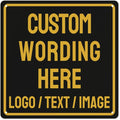 Custom Sign Bulk Personalized Metal Signs by Custom