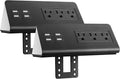 Emerising 2-Pack Desk Edge Mount Power Strips by Emerising