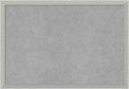 Amanti Art Silver Framed Magnetic Board 18x26 Medium Vision Board by AmantiArt