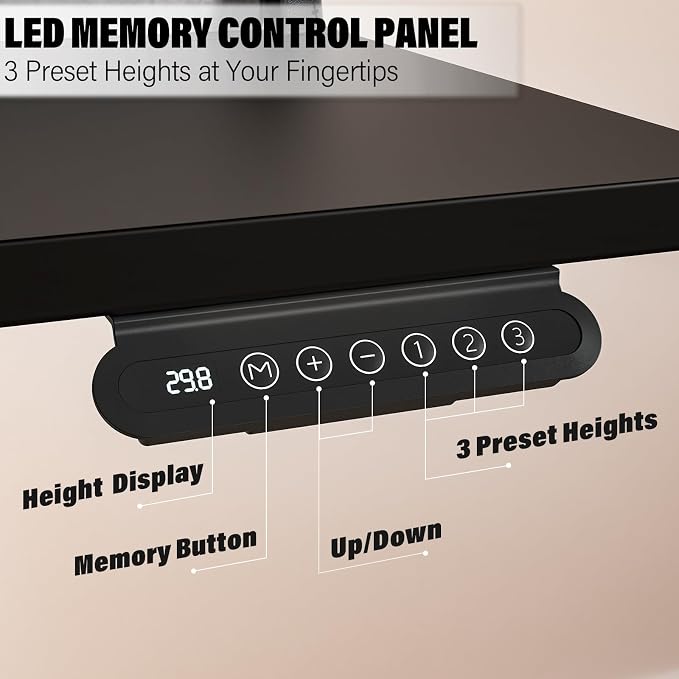 Kingant 48 x 24 Inch Electric Standing Desk - Image 6