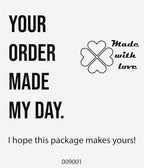 200 Thank You Cards for Small Business, 3.5" x 3” – Essential Order Inserts by Carewon