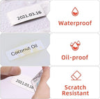 Risio Thermal Labels 1.57"x1.18", 220 Labels/Roll, Waterproof, Oil-Resistant - Image 3