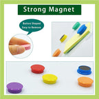 PYJLBX Fridge Magnets, 10 Pack Strong Refrigerator Magnets, Colorful Cute Mini - Image 2