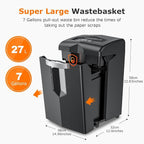 Bonsaii Heavy Duty Paper Shredder, 20 Sheet 40 Mins Large Office Crosscut - Image 7