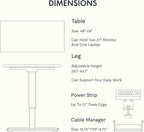 FLEXISPOT EN2 Whole-Piece Standing Desk - Image 8