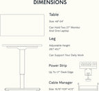 FLEXISPOT EN2 Whole-Piece Standing Desk - Image 7