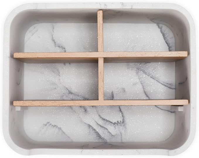 SZYRL Desk Organizer, Marble Remote Holder - Image 2