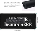 OHORTEB Custom Mouse Pad with Photo, Personalized Image Text Laptop Desk Mat - Image 2