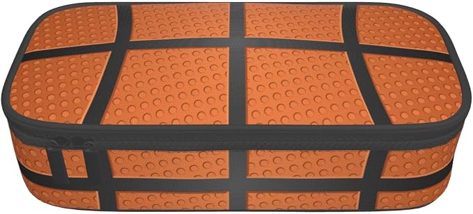 Basketball Ball Texture Pencil Case Big Capacity Storage Pencil Pouch - Image 9