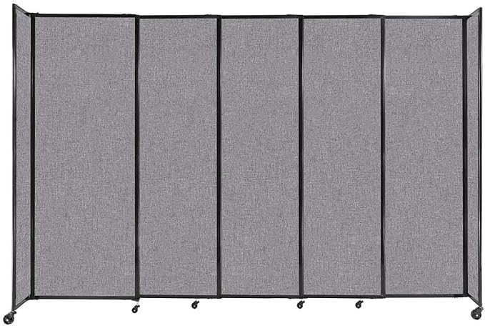 Versare Straightwall Sliding Portable Wall Partition | Freestanding Office by VERSARE