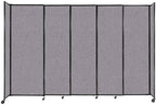 Versare Straightwall Sliding Portable Wall Partition | Freestanding Office by VERSARE