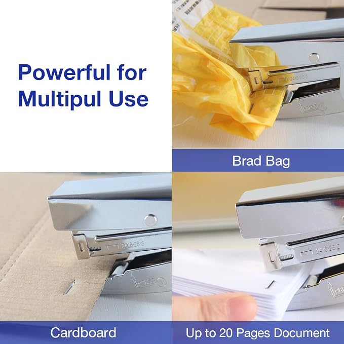 Stapler Heavy Duty with 1000 Staples and Staples Remover Set 20 Sheets Desktop - Image 5